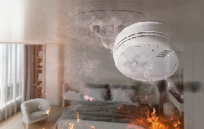 Smoke Alarm at a residential home