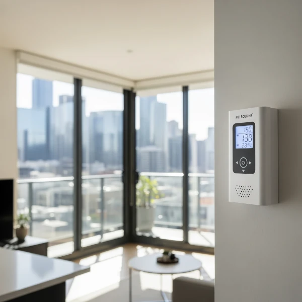 wall installed CO2 Detectors at rental property